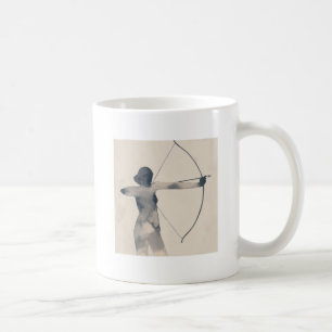Archerless Watercolor Silhouette Kaffemugg