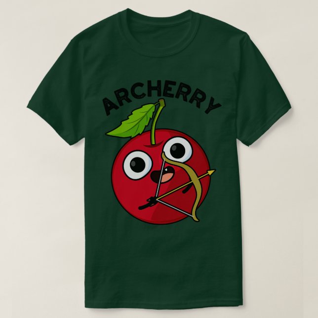 Archerry Funny Fruit Archery Pun 1 T Shirt (Design framsida)