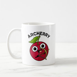 Archerry Funny Fruit Archery Pun Kaffemugg