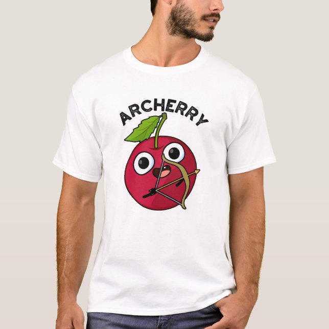 Archerry Funny Fruit Archery Pun T Shirt (Framsida)