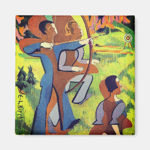 Archers (1935-1937) av Ernst Ludwig Kirchner Magne Magnet