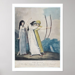 Archers, graverade av J.H. Wright (fl.1795-1838) o Poster