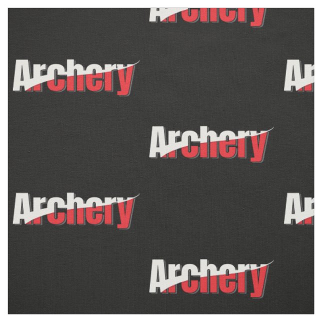 Archery Abstrakt Swant - Graphic Two-Tone Art Tyg (Provkarta)