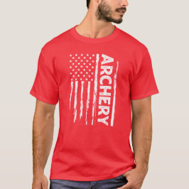 Archery American Flagga T Shirt