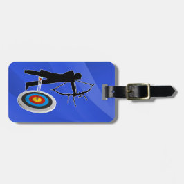 Archery - Archer and Target design Bagagebricka