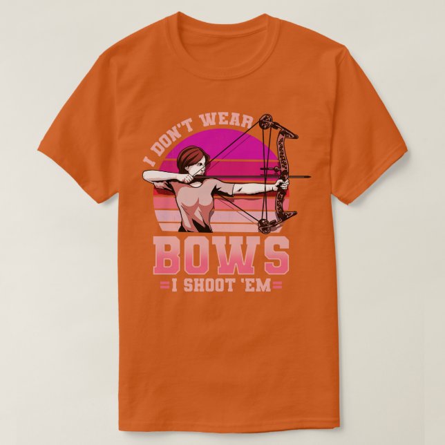 Archery Archer Bow Hunting T Shirt (Design framsida)