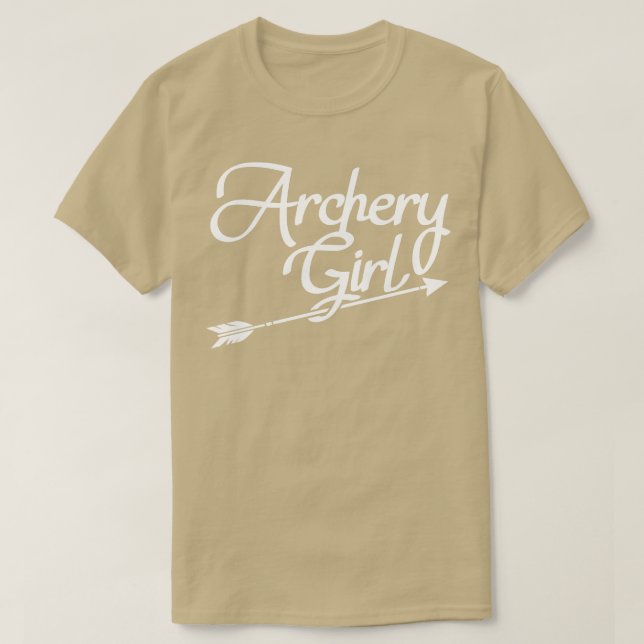 Archery Archery Girl T Shirt (Design framsida)