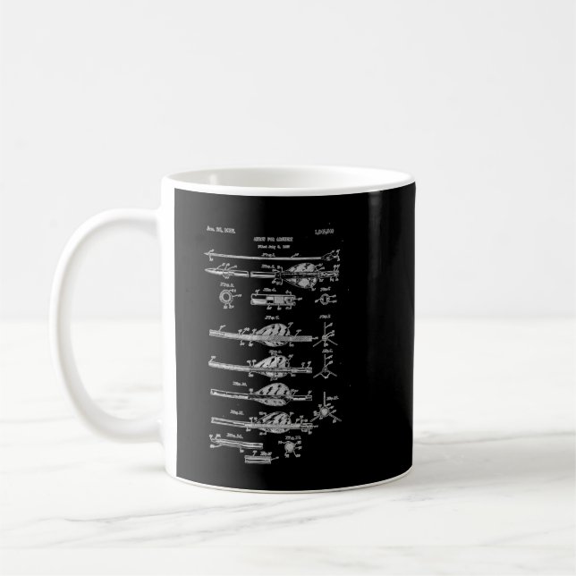 Archery Arrows Vintage Design Compound Bow Tee Kaffemugg (Vänster)