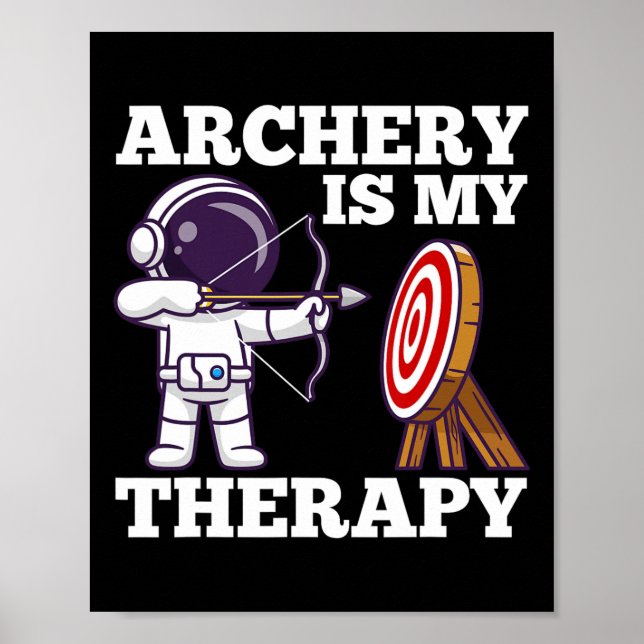 Archery Bow Hunting Archer Poster (Framsidan)