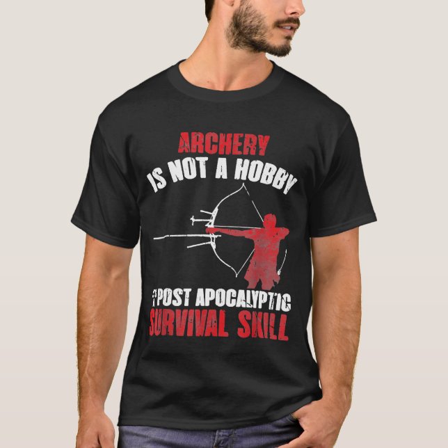 Archery Bow Hunting Funny T Shirt (Framsida)