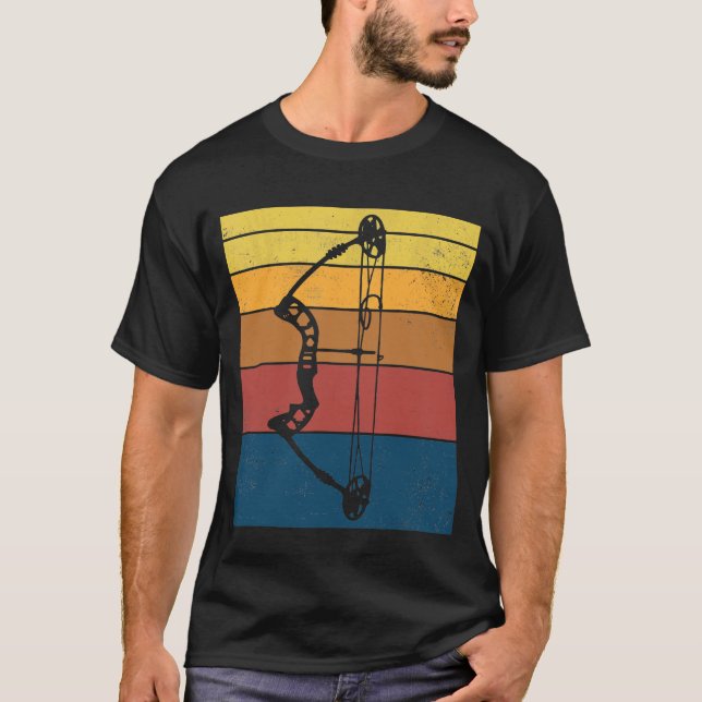 Archery Bow Retro Vintage T Shirt (Framsida)