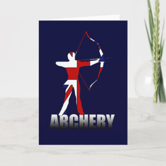 Archery British flagga Archer UK GB Kort
