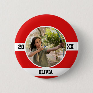 Archery Button Bow Sport Arrow Hunter Archer Knapp