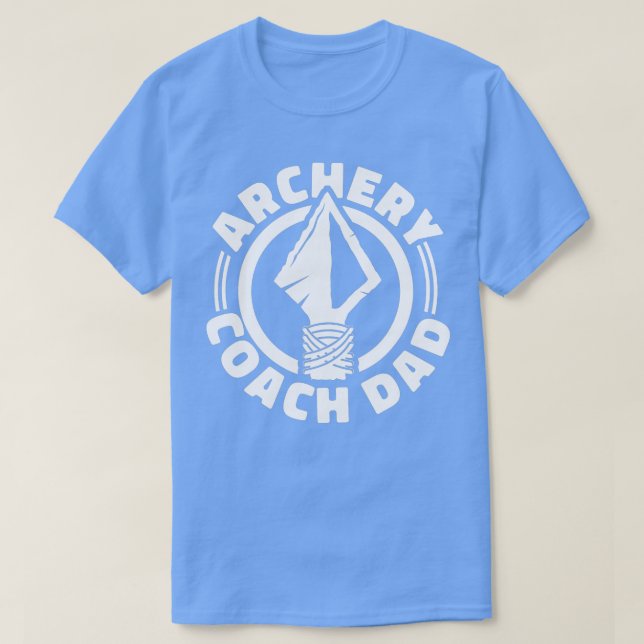 Archery Coach PappaTargets Bow Arrows Tracher Arch T Shirt (Design framsida)