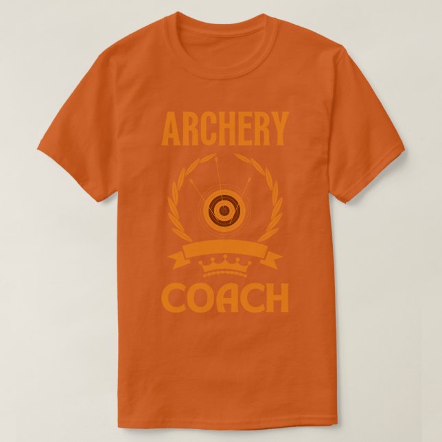 Archery Coach T Shirt (Design framsida)