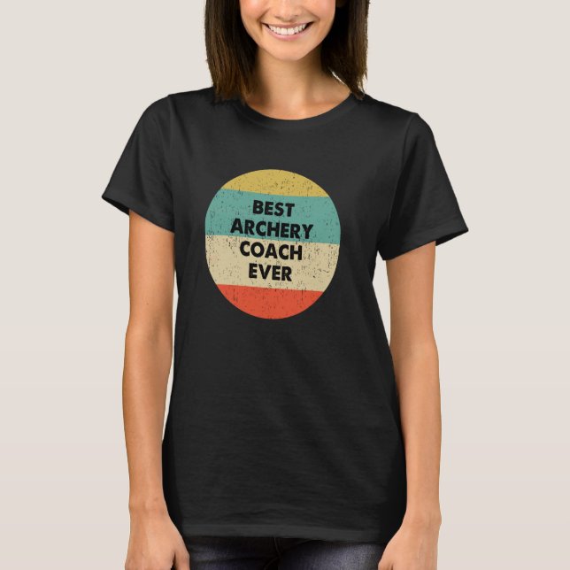 Archery Coach T Shirt (Framsida)