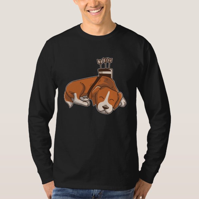 Archery Corgi Sleeping Dog Pet Hunter Kids T Shirt (Framsida)
