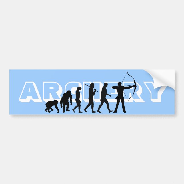 Archery Evolution Sports älskare Bildekal (Framsidan)