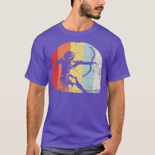 Archery Gift Archer Retro Sol Bow Hunting T Shirt
