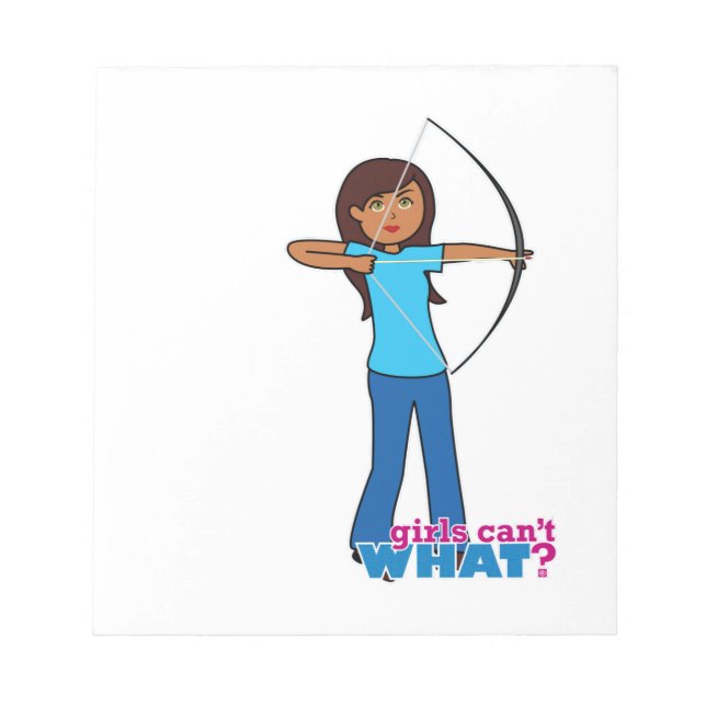 Archery Girl Anteckningsblock (Framsida)