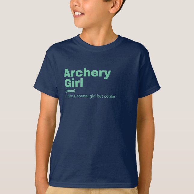 Archery Girl - Archery T Shirt (Framsida)