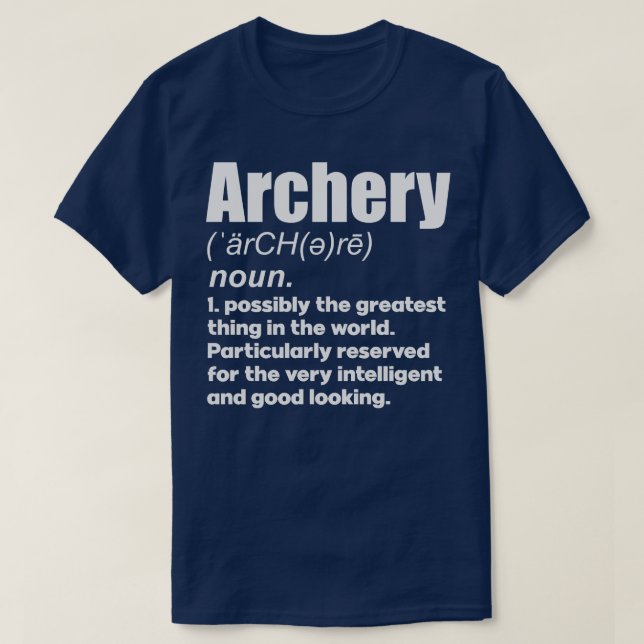Archery Girl Coach Gift T Shirt (Design framsida)