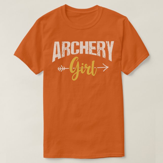 Archery Girl T Shirt (Design framsida)