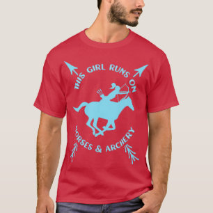 Archery Horses Archer (2) T Shirt