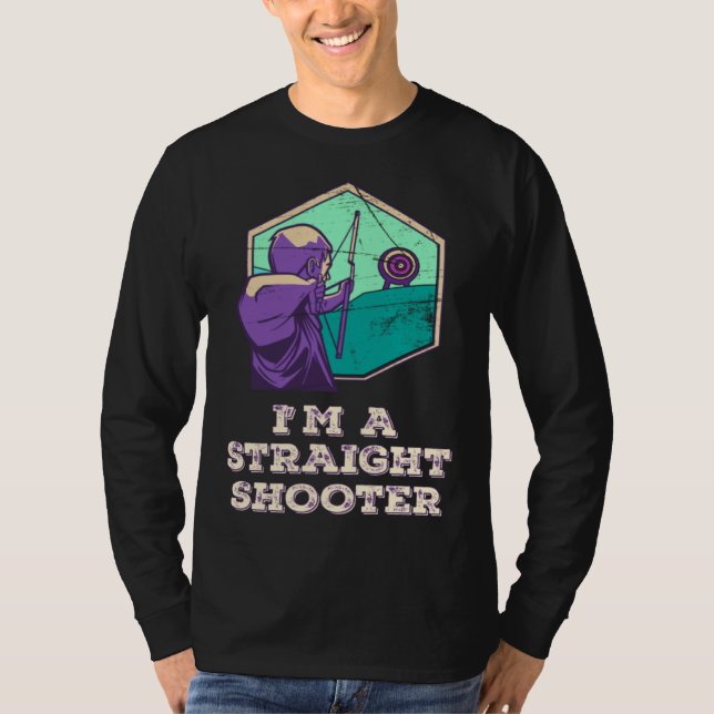 Archery Humor Target Arrow  Bowman Bow Archer T Shirt (Framsida)