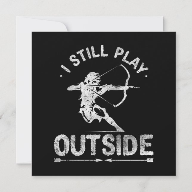 Archery Hunter Bow Hunting Distress Tack Kort (Framsida)