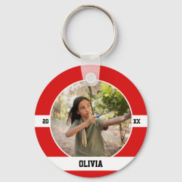 Archery Keychain Bow Arrow Sports Archer Custom Nyckelring