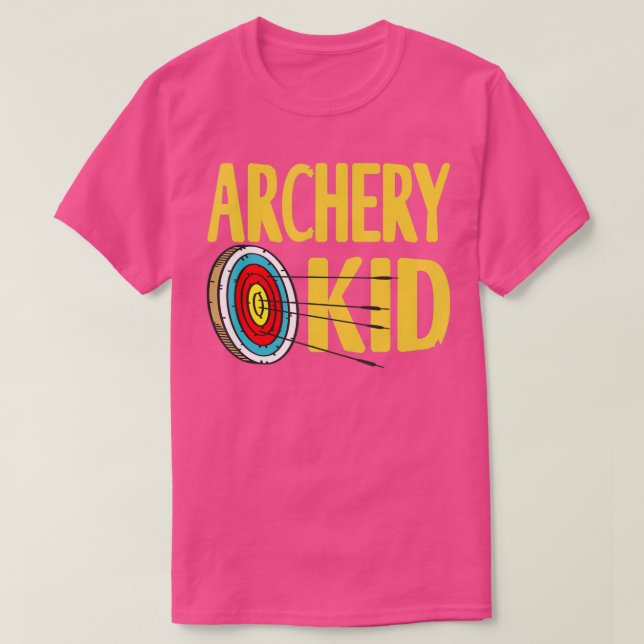 Archery Kid Cute Fantastisk Present Gift T Shirt (Design framsida)