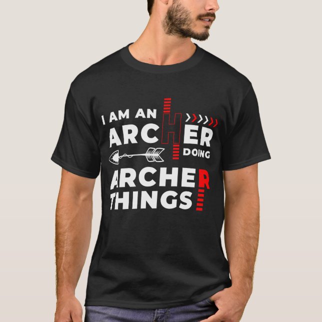 Archery Longbow Shooting Sport boy T Shirt (Framsida)