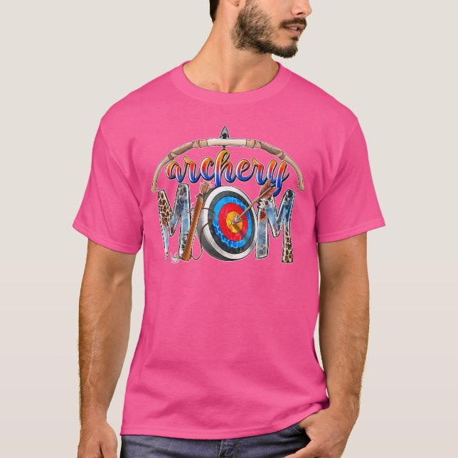 Archery Mamma Archery Mamma Bowhunter Bowman Arche T Shirt (Framsida)