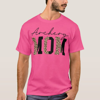 Archery Mamma Leopard Archer Archery Mamma Proud P T Shirt