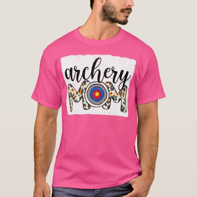 Archery Mamma Leopard Archery Mamma T Shirt (Framsida)