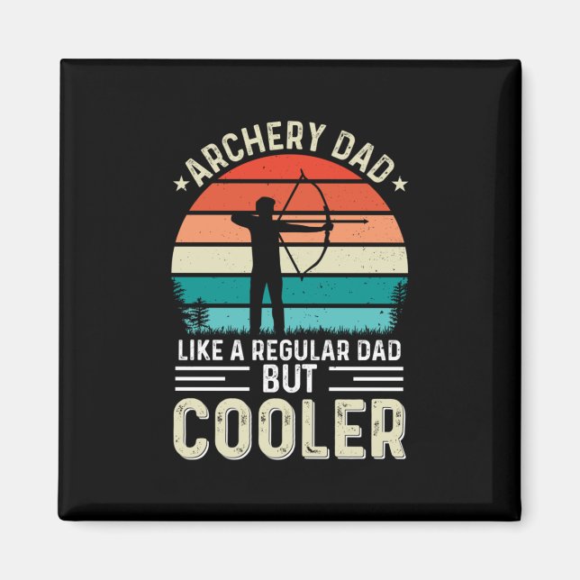 Archery Pappa Magnet (Framsidan)