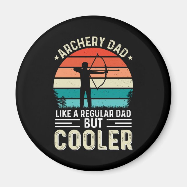 Archery Pappa Magnet (Framsidan)
