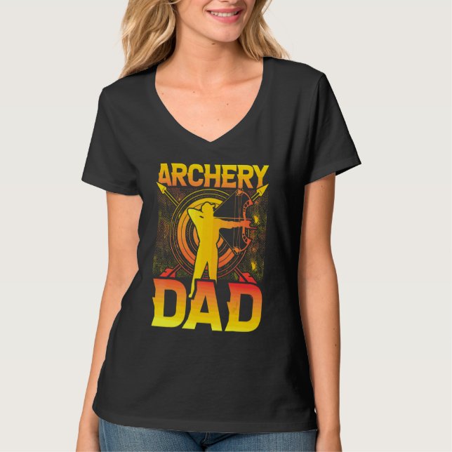 Archery Pappa T Shirt (Framsida)