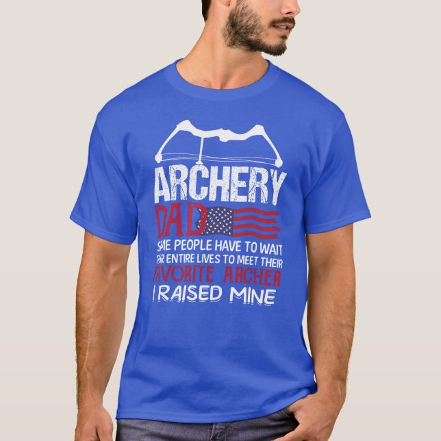 Archery Pappa T-Shirt (Framsida)