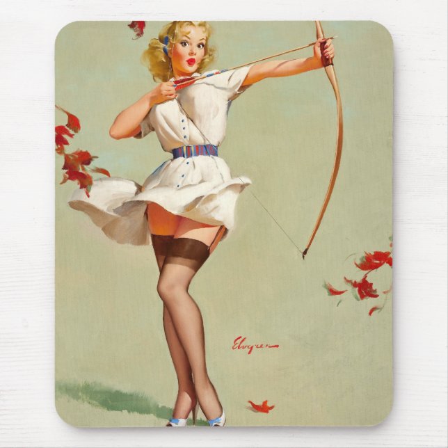 Archery Pin-Up Girl Musmatta (Framsidan)