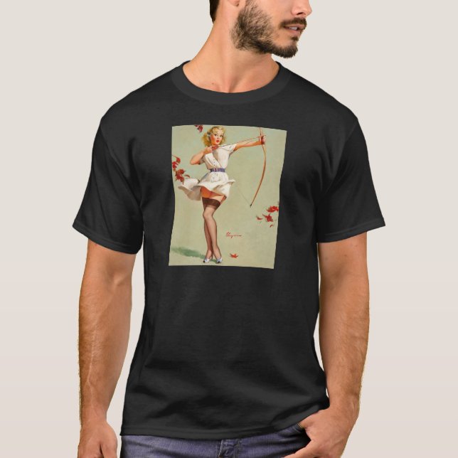 Archery Pin-Up Girl Tee (Framsida)