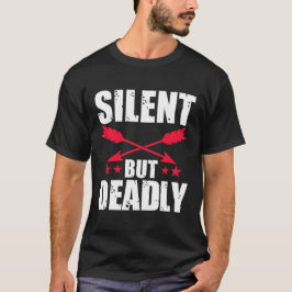 Archery Shirts Design Silent men Deadly Pappa Gift T Shirt