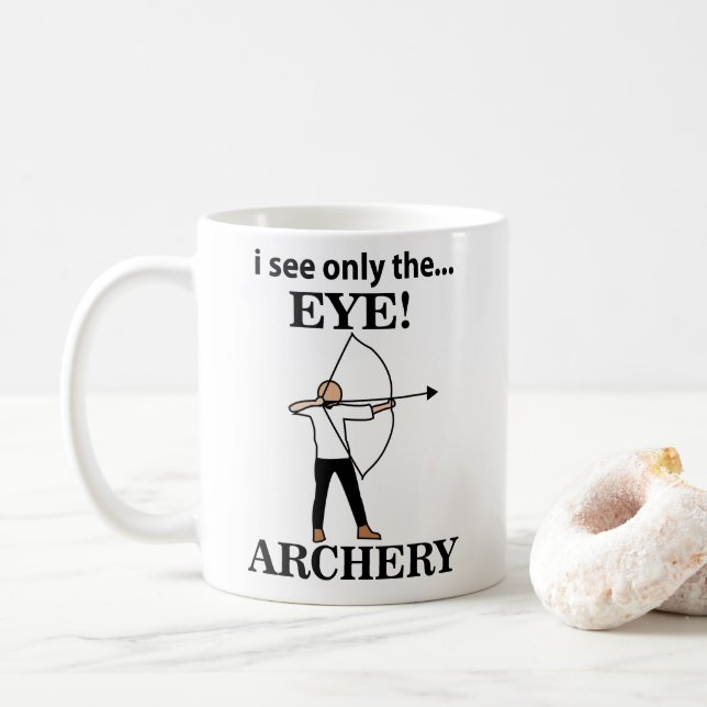 Archery Sport Bow Arrow Archery Kaffemugg (Med munk)