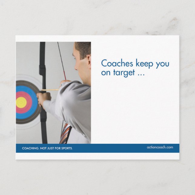 Archery Sportscard Vykort (Framsida)