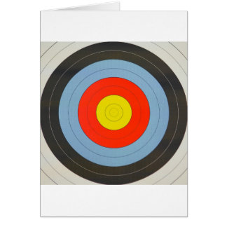 Archery Target Hälsningskort