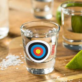 Archery Target Personlig Shot Glass