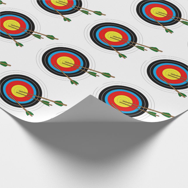 Archery Target Presentpapper (Hörn)