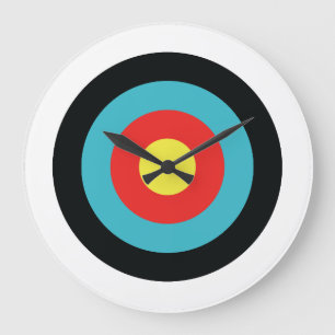 Archery Target Stor Klocka