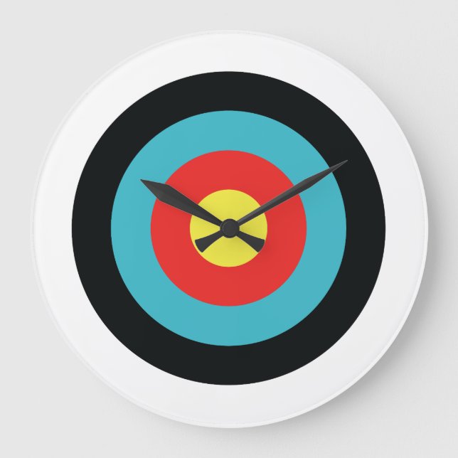 Archery Target Stor Klocka (Framsida)